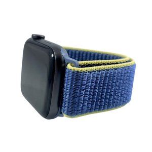 Navy Yellow Nylon Sport Band for Apple Watch